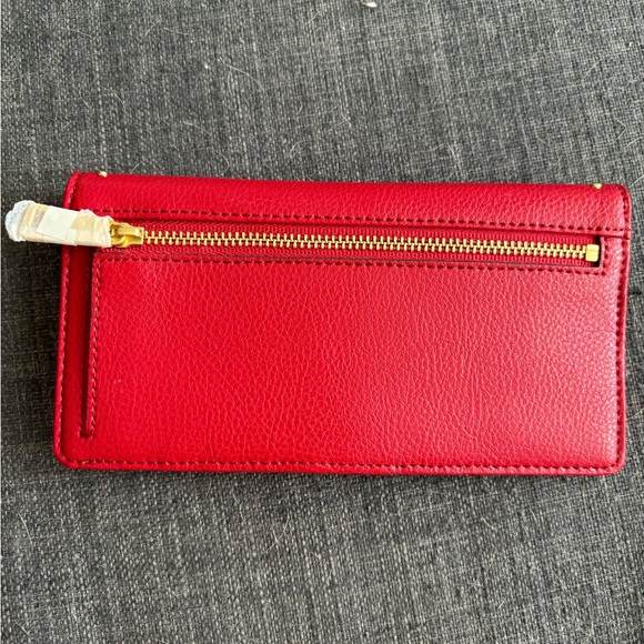 Lauren Ralph Lauren red leather wallet - Picture 2 of 3